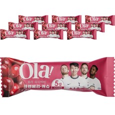 ORGANICA Ola纖維棒 蔓越莓腰果口味, 35g, 10個