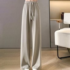 女士 Ollum 涼感鬆緊帶休閒修身長褲