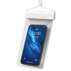 Steady All 高級觸控螢幕手機防水袋, 白色, 1個