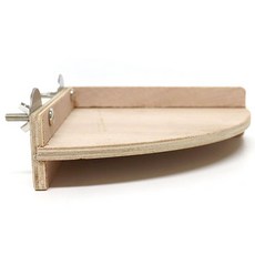 鸚鵡角落型平台鳥籠用品, 混合顏色, 1個