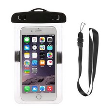 디에스 목걸이 암밴드형 핸드폰 방수팩, 투명, 1개