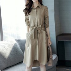 반야스토리 여성용 트렌치코트 원피스 빅사이즈 포함