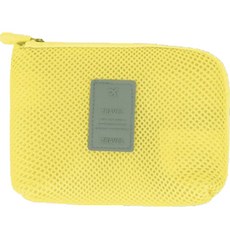 다해유 전자제품 휴대폰 수납 가방 소, 노랑, 1개