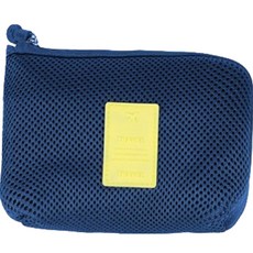 다해유 전자제품 휴대폰 수납 가방 소, 네이비, 1개