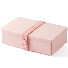 Uhmm音樂盒 丹麥便當盒 No 1 3, 粉色(盒), 粉色(錶帶), 1個