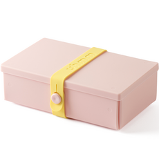 Uhmm Music Box 丹麥午餐盒 1 號 4, 粉紅色（盒裝）、柑橘色（錶帶）, 1個