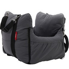 REDPUPPY 改過遷善 狗狗Rupong防水布料汽車座椅, 深灰色, 1個