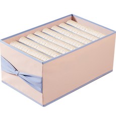 Slow Deco 內衣收納盒 8格, 粉紅色, 1個