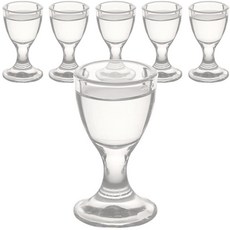 클리어 바이주 잔, 투명, 6개