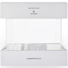아쿠아가든 골드 올디아망 수조 + 뚜껑 + 매트 세트, 투명, 1개