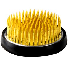 yoromkorom 高級花朵圓形漆柄 JS0003 60mm, 金子, 1個