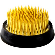 yoromkorom 高級花朵花紋圓形烙鐵 50mm JS0003, 金子, 1個