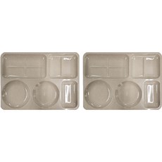 韓國製 Roya 團體膳食 美耐皿 新方形 餐盤 705 2入, 大理石紋, 2個