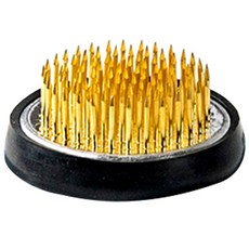 yoromkorom 高級花朵花紋圓形烙鐵 46mm JS0003, 金子, 1個