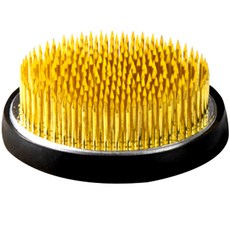 yoromkorom 高級花朵花紋圓形烙鐵 70mm JS0003, 金子, 1個