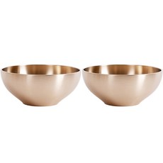 LIHAN Living Curator Rhea方字銅器米酒碗, 黃金, 2個