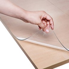 쾌청 책상 테이블 매트 데스크 패드, 투명, 0.5mm 120x150cm, 1개