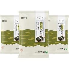 정담김 정담 구운 유기농 돌김, 김, 3개, 20g