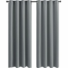 Tree 午夜雞眼遮光窗簾 2件組, 灰色