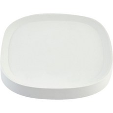 12圓形 隱藏式滾輪 移動式花盆底座, 米色