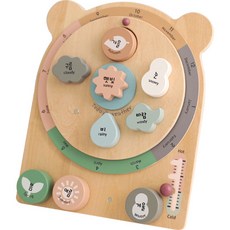 Namu Nori 幼兒四季學習日曆, 混合顏色, 1個