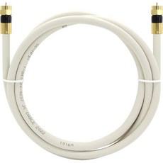 솔탑 국산 골드 고급형 RF 안테나 화이트 TV 동축 수제작 케이블 50M, SOLTOP-520, 1개