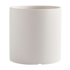 아름트리 多肉植物迷你圓形花盆, 米色, 1個