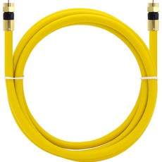 Soltap 韓國製 金色 RF天線 黃色 TV同軸 手工製作 線纜 30M, SOLTOP-537