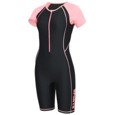 koogi adventure 女款拉鍊短袖半連身泳裝 KJ-Q5501