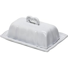 VBCCASA 인칸토 바로크 사각 앞접시 버터디쉬 + 뚜껑, 화이트, 1개