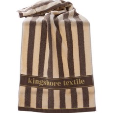 KINGSHORE 厚吸汗棉質運動毛巾 95*37.5cm, 棕色, 1個