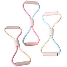 Legend C 直角肩美背 肩部運動 8字伸展帶 3件組, 混色, 1個