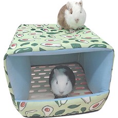 Petflow 小動物水果圖案小窩 倉鼠天竺鼠躲藏屋 S, 酪梨, 1個