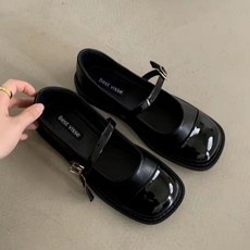 銀色閃亮柔軟瑪莉珍鞋