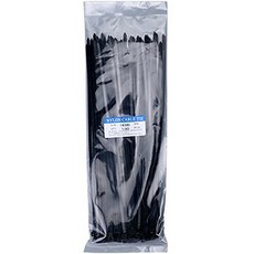 블루포그 전선 정리 케이블 타이 01 블랙 7.6 x 300 mm, 100개