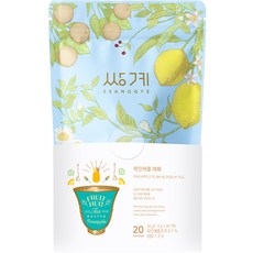 SSANGGYE 水果抱抱鳳梨梅花茶, 1.5g, 20入, 1袋