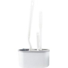 꼬까 틈새완벽 세척 3in1 변기솔 세트, 02 화이트, 1개