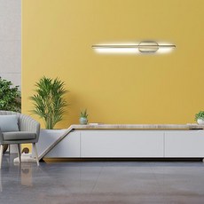 LED燈條一字型設計室內壁燈 5W 小, 黃金