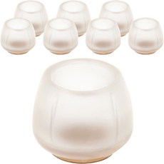 chair surfer 防刮地板餐桌椅腳套蓋子Pep S, 8個, 透明