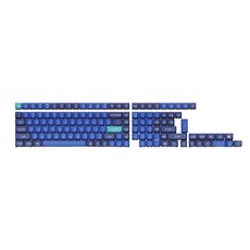 Keychron 雙色射出 PBT OSA 英文替換用鍵帽全套, 淺藍和深藍, PBT-44