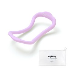 Ohgym 皮拉提斯小腿按摩環 禪環 軟式 瑜珈環 軟式, 紫色