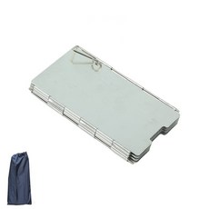 캠핑 피크닉 윈드 쉴드 16 미니, 실버, 9개