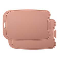 LOHJA Rohya橢圓立式矽膠砧板 2入, 粉色