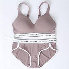GLAM GONGGAM 女款時尚鬆緊帶無鋼圈內衣褲組