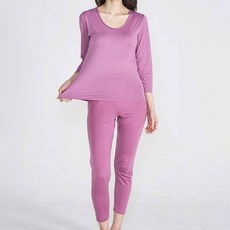 [국내생산]에이원 여성용 텐셀 소프트 내의 9부 상하의 세트