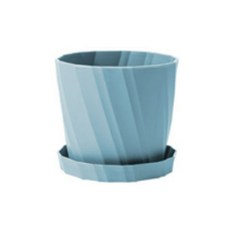 바이아 파스텔 플라스틱 화분, 블루, 1개