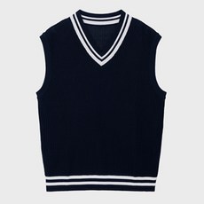 Mind Bridge 男款V領拼色背心 MXVT3101