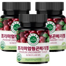 맛있는동행 링곤베리 퓨레 프리미엄 36g, 3개