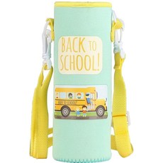 Hanbomnuri 可拆卸斜背肩帶水壺袋 500ml 大尺寸, 校車, 1個