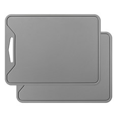 韓國製 Roya 露營矽膠砧板 2入, 灰色, 2個